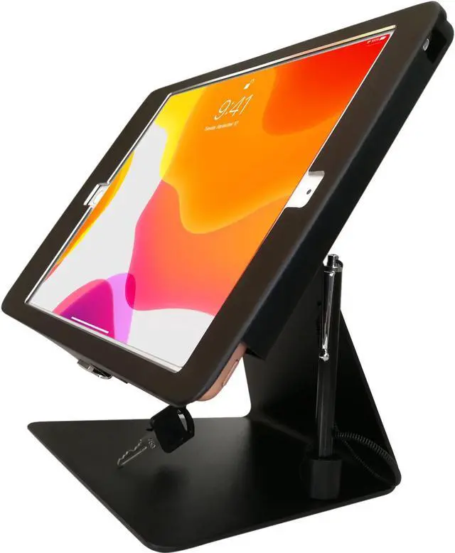 Alt view image 7 of 20 - CTA Digital PAD-DASB10 Desktop Anti-Theft Stand for iPad Air 3, iPad Pro 10.5, and iPad Gen. 7