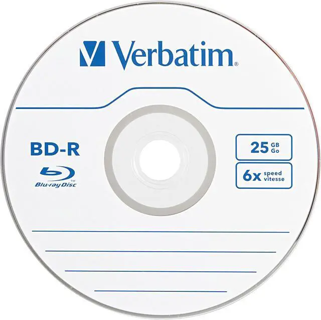 Alt view image 7 of 8 - VERBATIM CORPORATION 97238 10PK BD-R 25GB 6X SPINDLE BOX