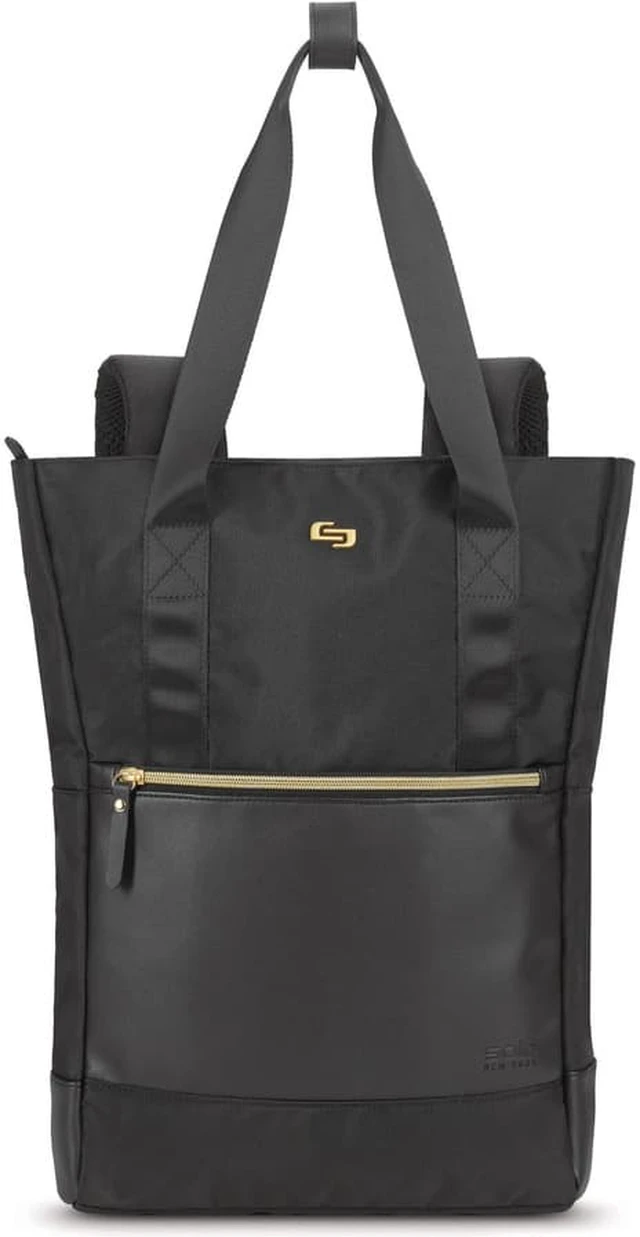 Alt view image 5 of 8 - Solo Parker Carrying Case for 15.6" Notebook - Classic Black, Gold EXE8014