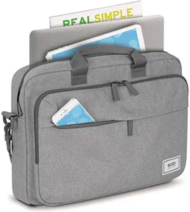 Alt view image 3 of 8 - SOLO Briefcase Grey