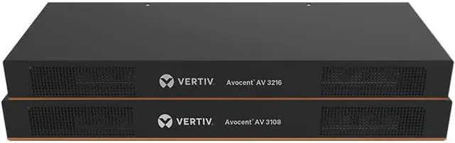 Alt view image 2 of 11 - Vertiv Avocent AV3000 8-Port KVM Over IP Switch AV3108400