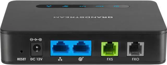Alt view image 4 of 6 - Grandstream - HT813 - Grandstream HT813 VoIP Gateway - 2 x RJ-45 - 1 x FXS - 1 x FXO - Fast Ethernet