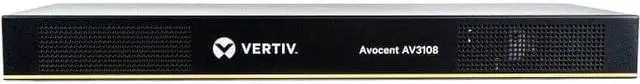 Alt view image 4 of 11 - Vertiv Avocent AV3000 8-Port KVM Over IP Switch AV3108400
