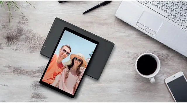 Alt view image 5 of 8 - Hyundai HyTab Plus 10WB1 10.1" Wi-Fi Tablet IPS Quad Core Processor 2GB/32GB Android 10 Space Grey