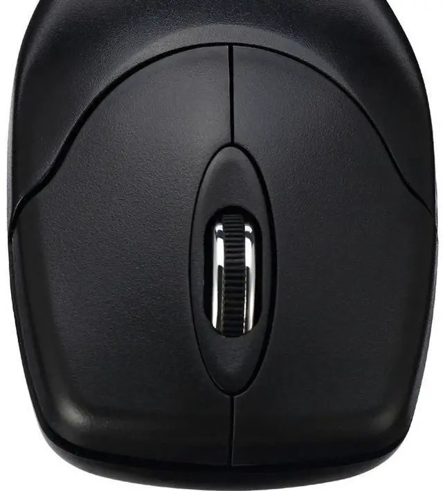 Alt view image 4 of 10 - Adesso M60 Antimicrobial 2.4GHz Wireless Optical Mouse With Metal Scroll Wheel