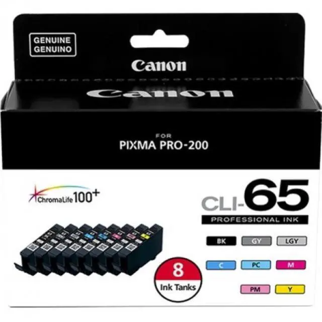 Alt view image 2 of 5 - Canon Professional CLI-65 Original Ink Cartridge Photo Color Pack 4215C007