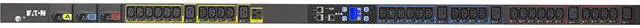 Main image of Eaton ePDU G3 Metered Input 38U-A; 8.64 KW; IN: L21-30P 24A 3P OUT: 30XC13:6XC19:1X5-20R - 30 x IEC 60320 C13, 6 x IEC 60320 C19, 1 x NEMA 5-20R - 120 V AC, 230 V AC - 8640 W - Network (RJ-45) - ...