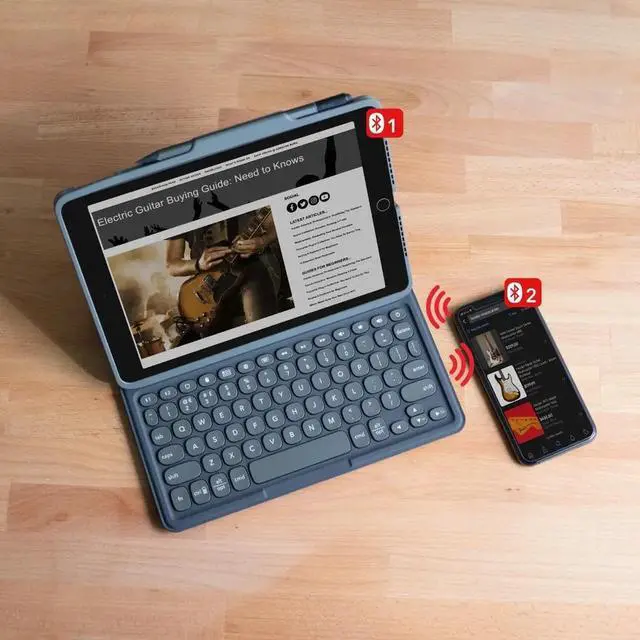 Alt view image 6 of 19 - ZAGG KEYBOARD PRO KEYS FOR THE APPLE IPAD 102  BLACKGRAY