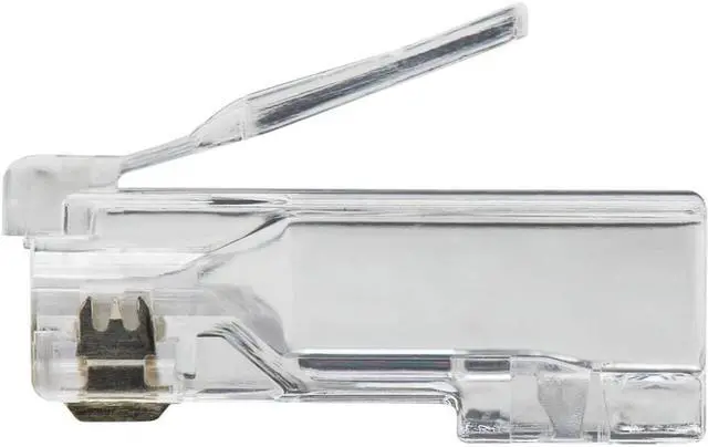 Alt view image 4 of 11 - Tripp Lite Cat6 RJ45 Pass-Through UTP Modular Plug 100 Pack N232100UTP