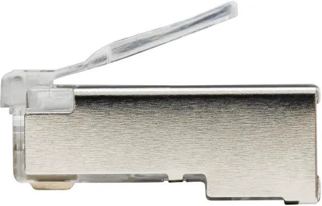 Alt view image 7 of 10 - Tripp Lite Cat6 RJ45 Pass-Through FTP Modular Plug 50 Pack N232050FTP