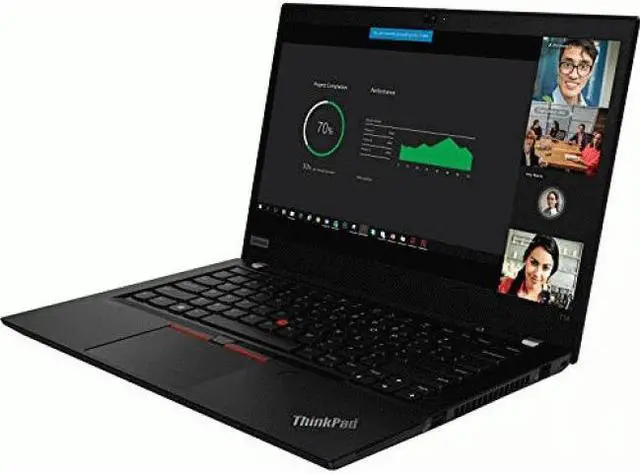 Alt view image 7 of 11 - Lenovo ThinkPad T14 Laptop, 14.0" FHD IPS  250 nits, i5-10210U,   UHD Graphics, 16GB, 512GB SSD, Win 10 Pro
