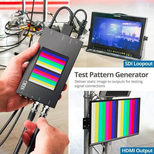 Alt view image 5 of 8 - SIIG AC CESD0J11S1 3GSDI to HDMI Converter with Scaler and Monitor TAA
