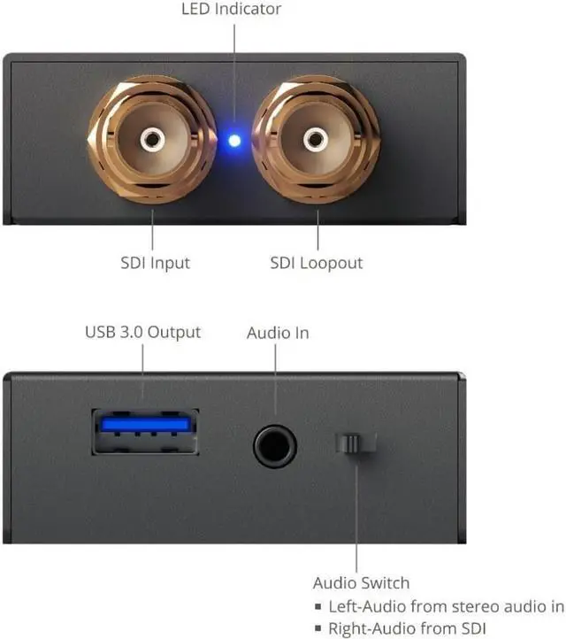 Alt view image 2 of 17 - SIIG AC CESD0K11S1 USB 30 3GSDI Capture Device with Loopout Brown Box