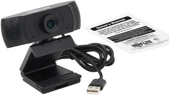 Alt view image 6 of 20 - Tripp Lite HD 1080p USB Webcam 2.0 Megapixels Black (AWC-001)