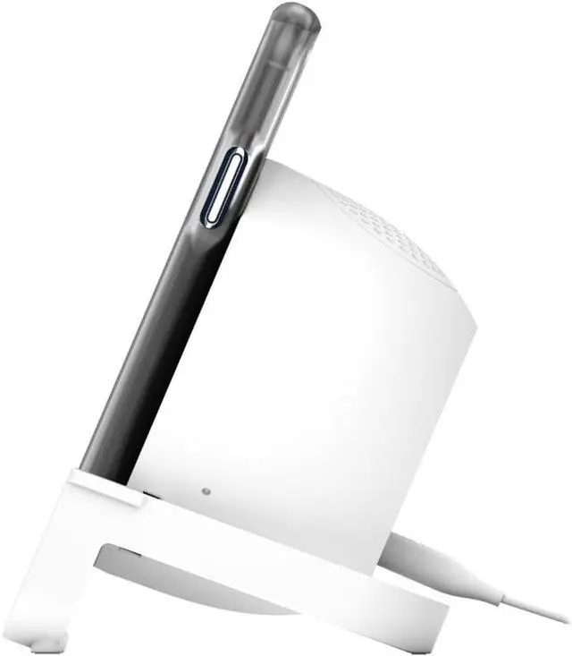 Alt view image 6 of 14 - Belkin BOOSTCHARGE Wireless Charging Stand + Speaker