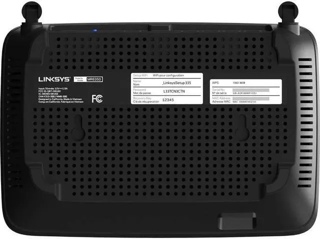 Alt view image 3 of 13 - Linksys MAX-STREAM Mesh WiFi 5 Router (MR6350)