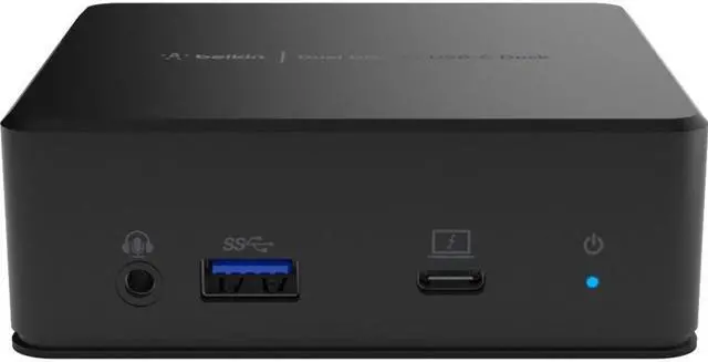 Alt view image 6 of 16 - Belkin USB-C Dual Display Docking Station INC002ttBK