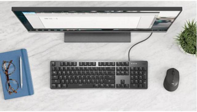 Alt view image 6 of 7 - Logitech K845 Mechanical Illuminated Keyboard, Strong Adjustable Tilt Legs, Compact Size, Aluminum Top Case, 104 Keys, USB Corded, Windows (Logitech Blue Switches)