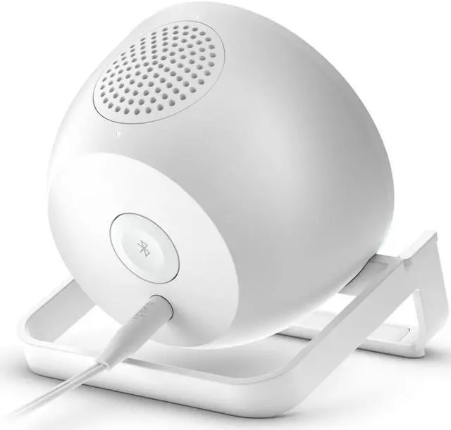 Alt view image 7 of 14 - Belkin BOOSTCHARGE Wireless Charging Stand + Speaker
