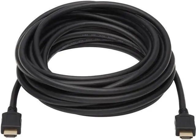 Alt view image 3 of 16 - Tripp Lite P569-025-CL2 High-Speed HDMI Cable with Ethernet, M/M, Black, 25 ft. (7.6 m) - 25 ft HDMI A/V Cable for Audio/Video Device, Home Theater System, Digital Signage Display, Notebook, Tablet, P