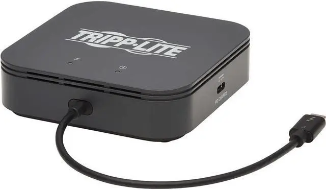 Alt view image 7 of 18 - Tripp Lite MTB3-DOCK-04 Docking Station - for Notebook - 60 W - USB Type C - 4 x USB Ports - Network (RJ-45) - HDMI - DisplayPort - Thunderbolt - Wired