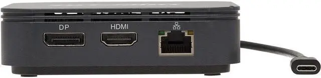 Alt view image 4 of 18 - Tripp Lite MTB3-DOCK-04 Docking Station - for Notebook - 60 W - USB Type C - 4 x USB Ports - Network (RJ-45) - HDMI - DisplayPort - Thunderbolt - Wired
