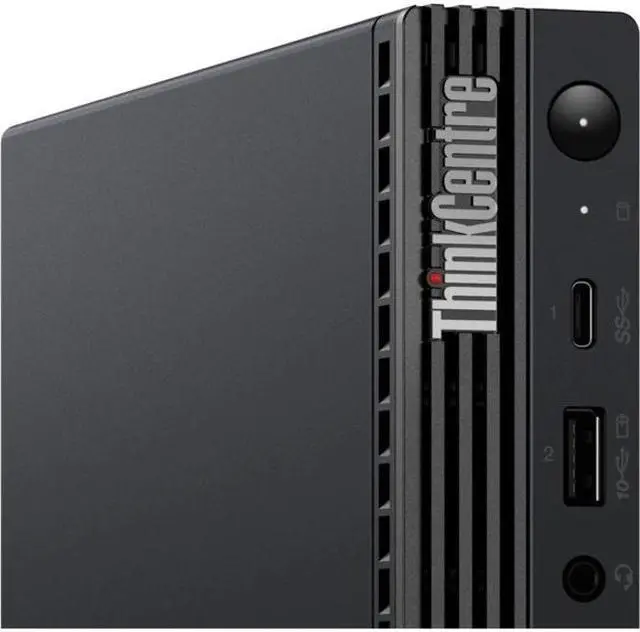 Alt view image 7 of 17 - Lenovo ThinkCentre M80q 11DN0036US Desktop Computer - Intel Core i5 10th Gen i5-10500T Hexa-core (6 Core) 2.30 GHz - 16 GB RAM DDR4 SDRAM - 256 GB SSD - Tiny - Raven Black - Windows 10 Pro 64-bit - En