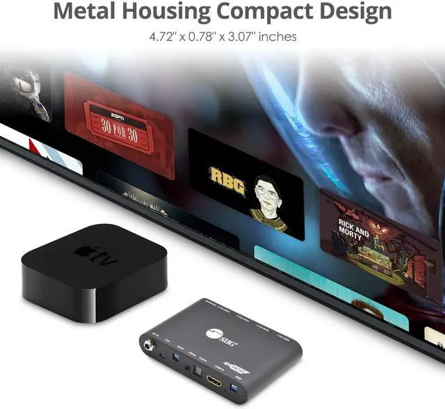 Alt view image 6 of 9 - SIIG 1x4 HDMI 2.0a Splitter