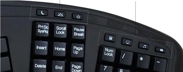 Alt view image 16 of 20 - ADESSO WKB-4500UB WRLS ERGO TOUCHPAD KEYBOARD