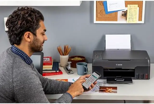 Alt view image 8 of 20 - Canon G3260 All-in-One Mega Tank Printer 4468C002