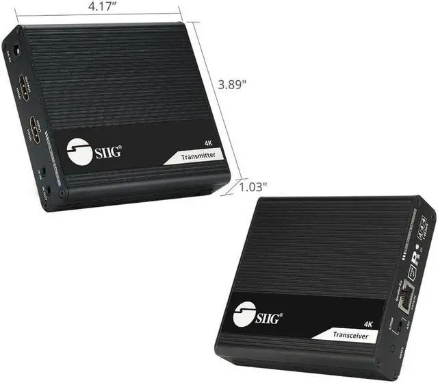 Alt view image 7 of 16 - SIIG AC CEH26M11S1 ipcolor 4K HDMI 2.0 Extender Daisy Chain Transmission Kit