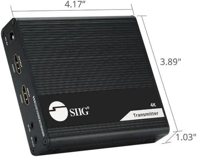 Alt view image 2 of 16 - SIIG AC CEH26L11S1 ipcolor 4K HDMI20 Extender with IR HDR and ARC