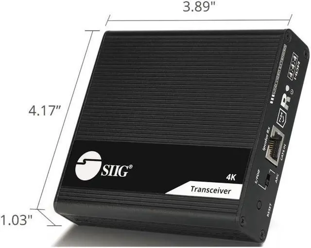 Alt view image 6 of 11 - SIIG AC CEH26N11S1 ipcolor 4K HDMI 2.0 Extender Daisy Chain Transceiver