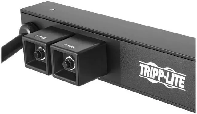 Alt view image 3 of 10 - Tripp Lite PDUV30-36 12-Outlet PDU - Basic - NEMA L5-30P - 12 x NEMA 5-15/20R - 120 V AC - 0U - Vertical - Rack-mountable