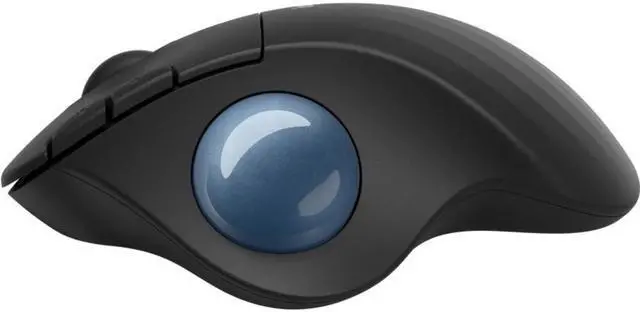 Alt view image 5 of 20 - Logitech ERGO M575 Wireless Trackball Mouse - Easy thumb control, precision and smooth tracking, ergonomic comfort design, for Windows, PC and Mac with Bluetooth and USB capabilities - Graphite
