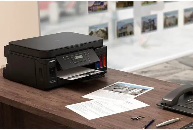 Alt view image 12 of 13 - Canon PIXMA G6020 Wireless High Volume Business Printer AIO Supertank Printer
