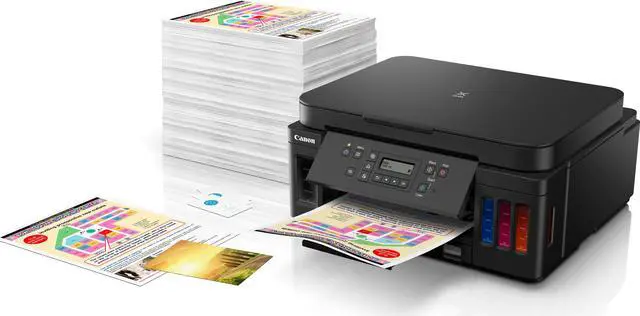 Alt view image 13 of 13 - Canon PIXMA G6020 Wireless High Volume Business Printer AIO Supertank Printer