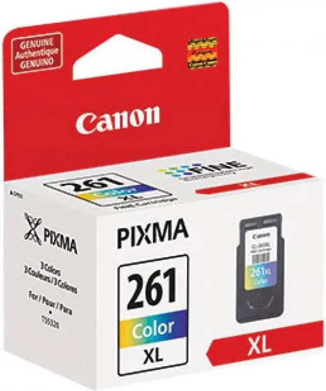 Alt view image 9 of 16 - Canon Ink Canon CL-261XL Amr Printer Ink, Extra Large, Multi
