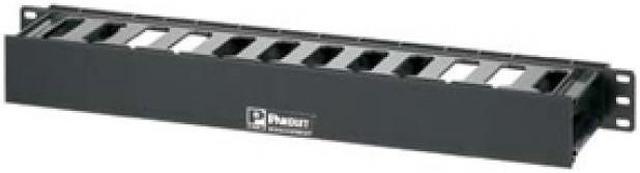 Alt view image 5 of 7 - Panduit WMPFSE Horizontal Cable Manager, Black, 1 RU, Black