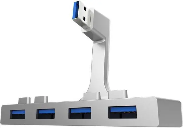 Alt view image 2 of 12 - SABRENT 4-Port USB 3.0 Hub for iMac Slim Uni-Body (HB-IMCU)