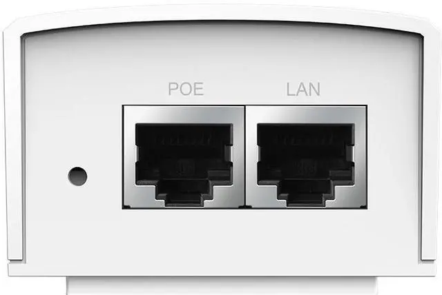 Alt view image 5 of 14 - TP-Link PoE Injector | PoE Adapter 48V DC Passive PoE | Gigabit Ports | Up to 100 Meters(325 feet) | Wall Mountable Design (TL-PoE4824G), White