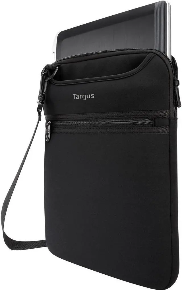 Alt view image 13 of 20 - Targus 12" Vertical Slipcase with Hideaway Handles - TSS912
