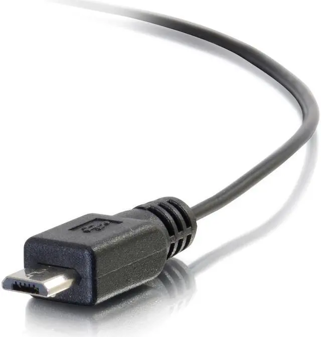 Alt view image 11 of 13 - C2G 27053 USB Cable - USB A Male to USB Micro-B Male Charging Cable (18 Inches)
