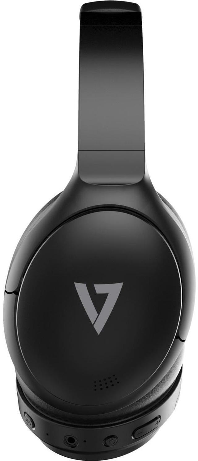 Alt view image 7 of 20 - V7 HB800ANC Wireless Bluetooth Stereo ANC Headphones - Black