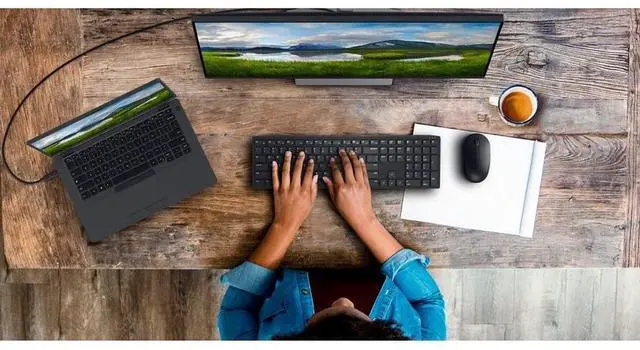 Alt view image 8 of 15 - Dell Pro KM5221W Keyboard & Mouse KM5221WBKBUS