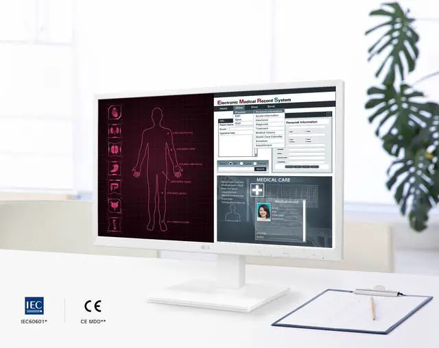 Alt view image 9 of 20 - LG 24CK560N 23.8" AIO Healthcare Computer AMD GX-212JJ 4GB 32GB SSD No OS