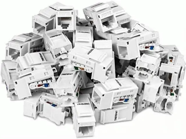 Alt view image 11 of 20 - TRENDnet TC-K50C6 Cat6 Keystone Jack - 50-Pack