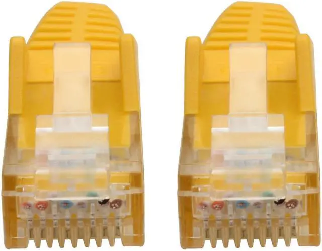 Alt view image 19 of 20 - Tripp Lite N201-06N-YW Premium Cat6 Gigabit Snagless Molded Utp Patch Cable, 24 Awg, 550 Mhz/1 Gbps (Rj45 M/M) , Yellow, 6 In. - Patch Cable - Rj-45 (M) To Rj-45 (M) - 5.9 In - Utp - Cat 6 - Ieee 802