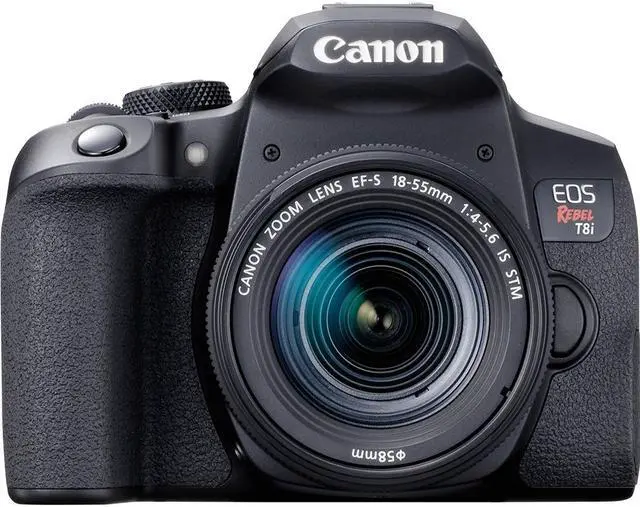 Alt view image 18 of 20 - Canon EOS Rebel T8i DSLR Camera with 18-55mm Lens