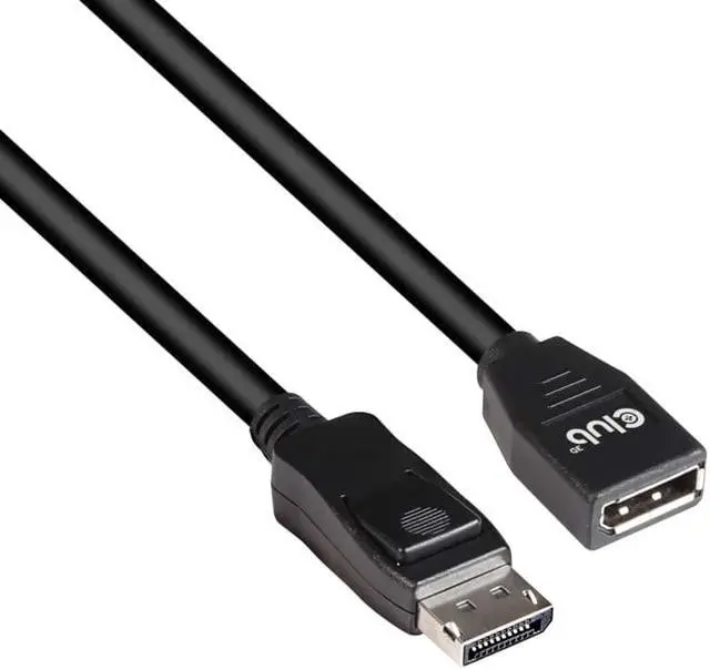Alt view image 6 of 15 - Club 3D CAC-1022 60Hz 6.56 ft. Male-Female Displayport
